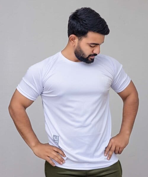 Classic White Sports T-Shirt