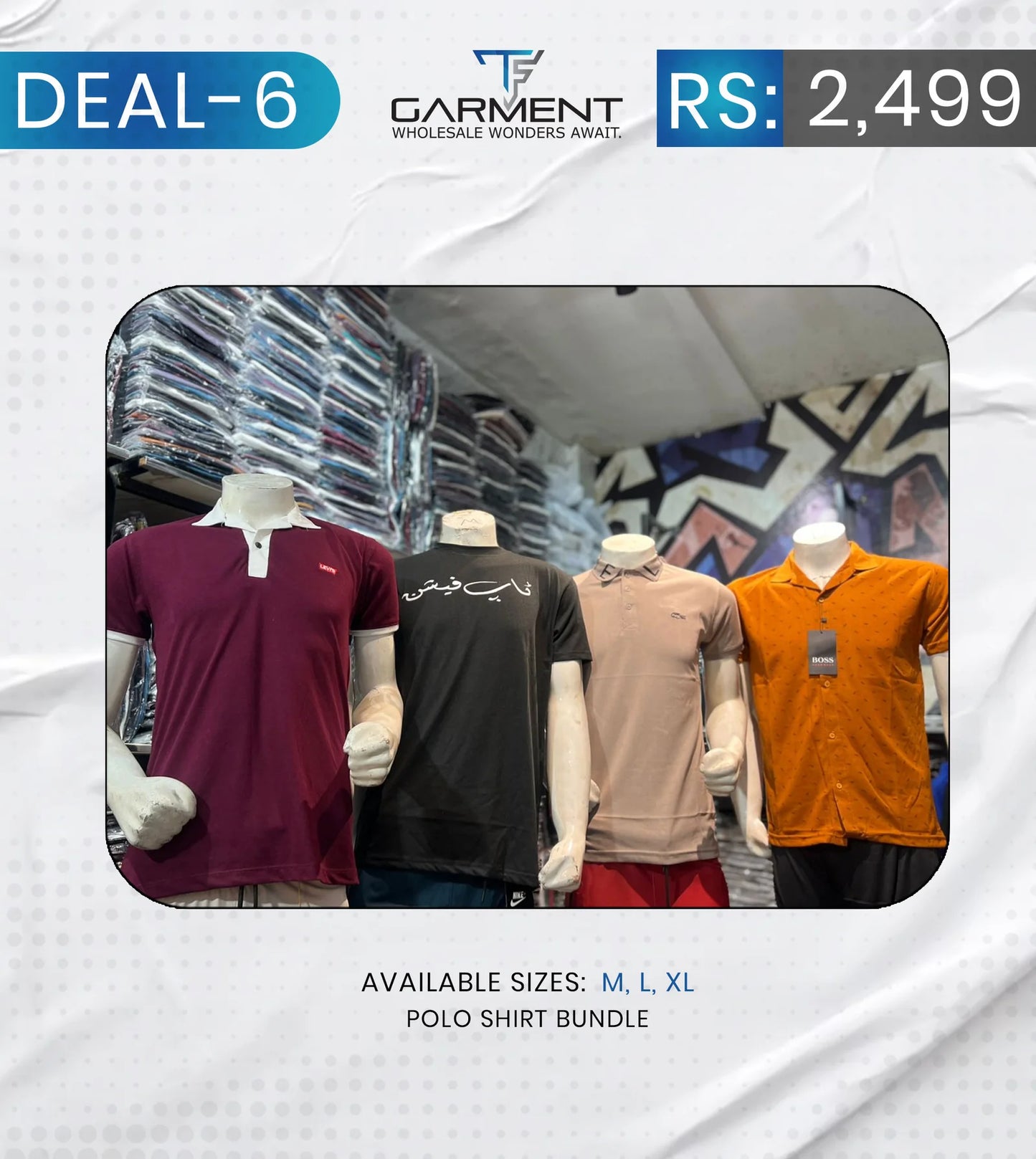 Deal 6 – Polo Shirt Bundle (Pack of 4)