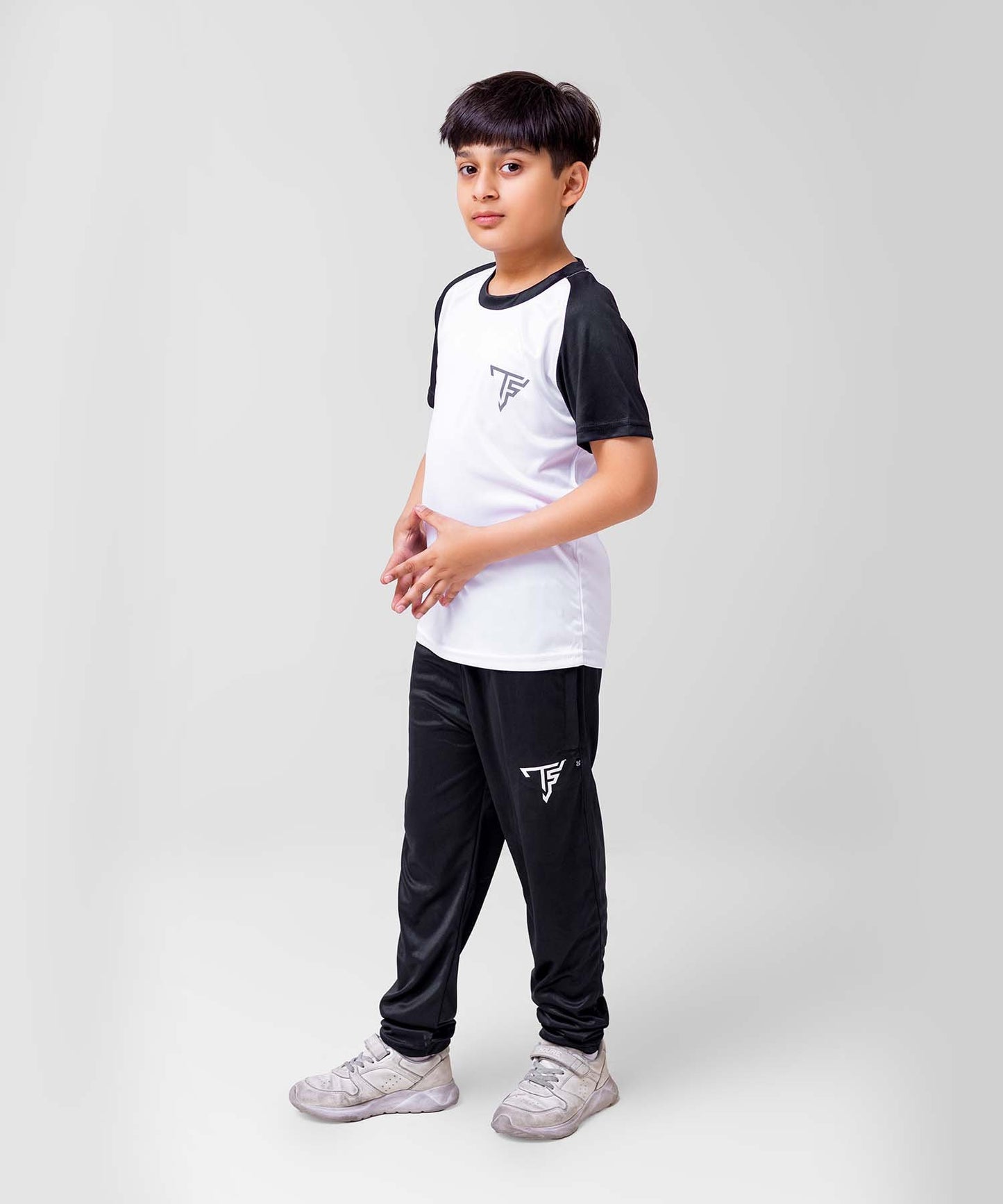 Stylish Black & White Kids’ Tracksuit