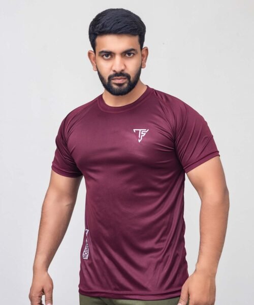 Elite Maroon Sports T-Shirt