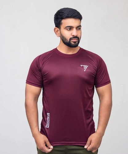 Elite Maroon Sports T-Shirt