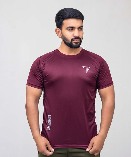 Elite Maroon Sports T-Shirt