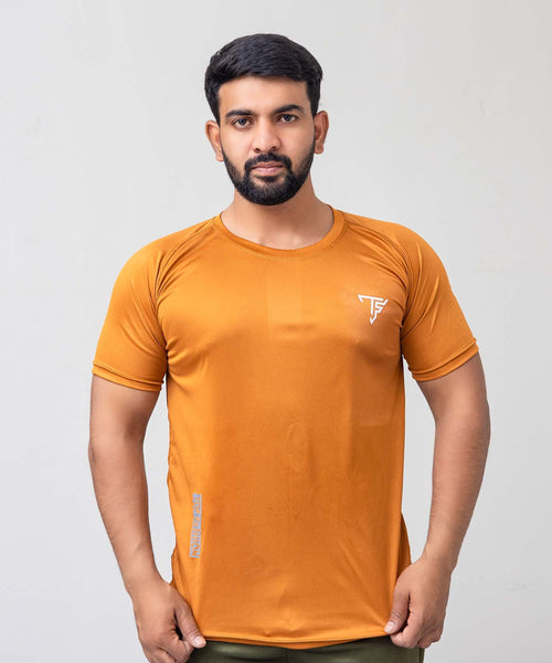 Mustard Sports T-Shirt – Lightweight & Stylish