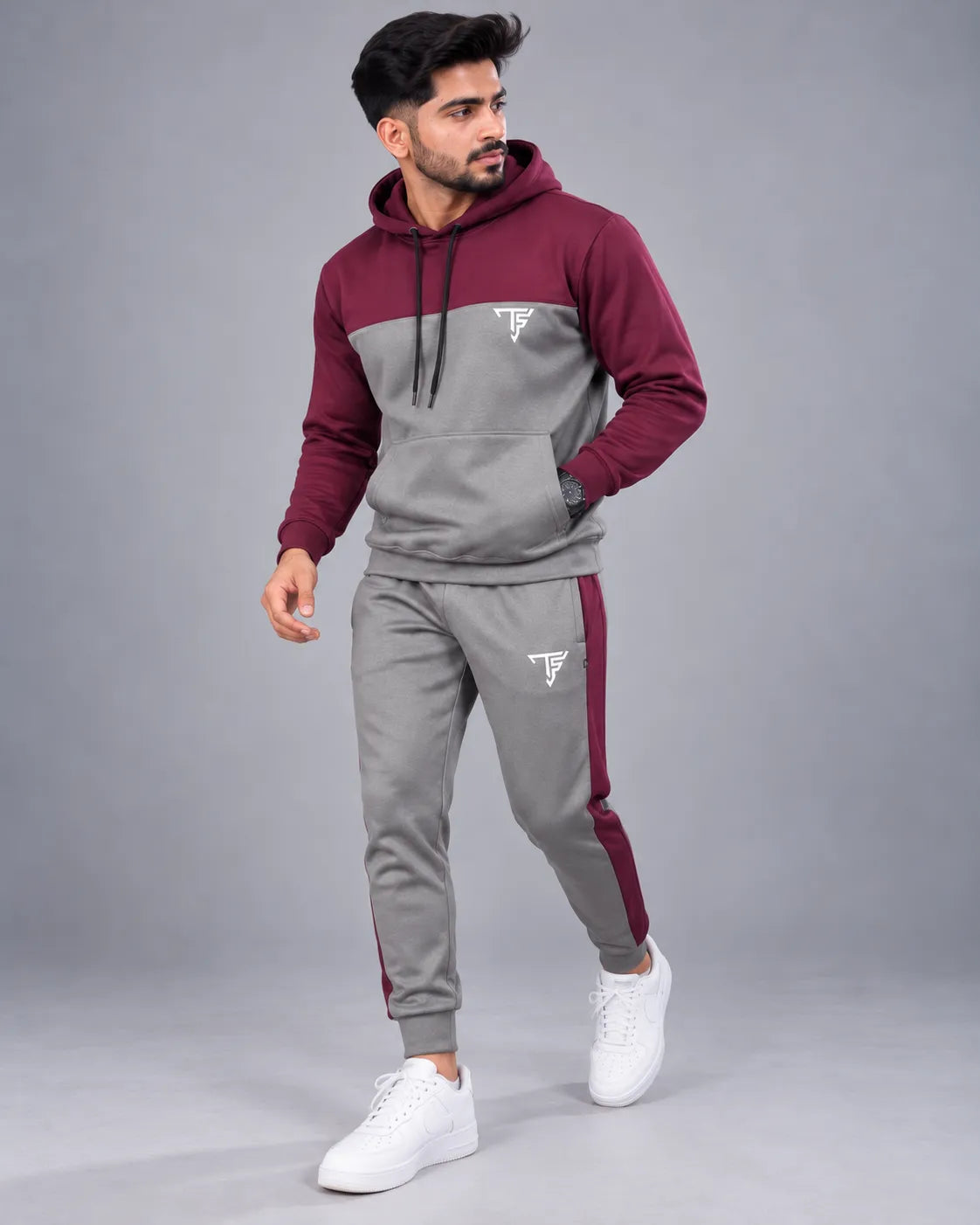 DEAL-35 — Premium Winter Fleece Hooded Tracksuits (Pack of 2)