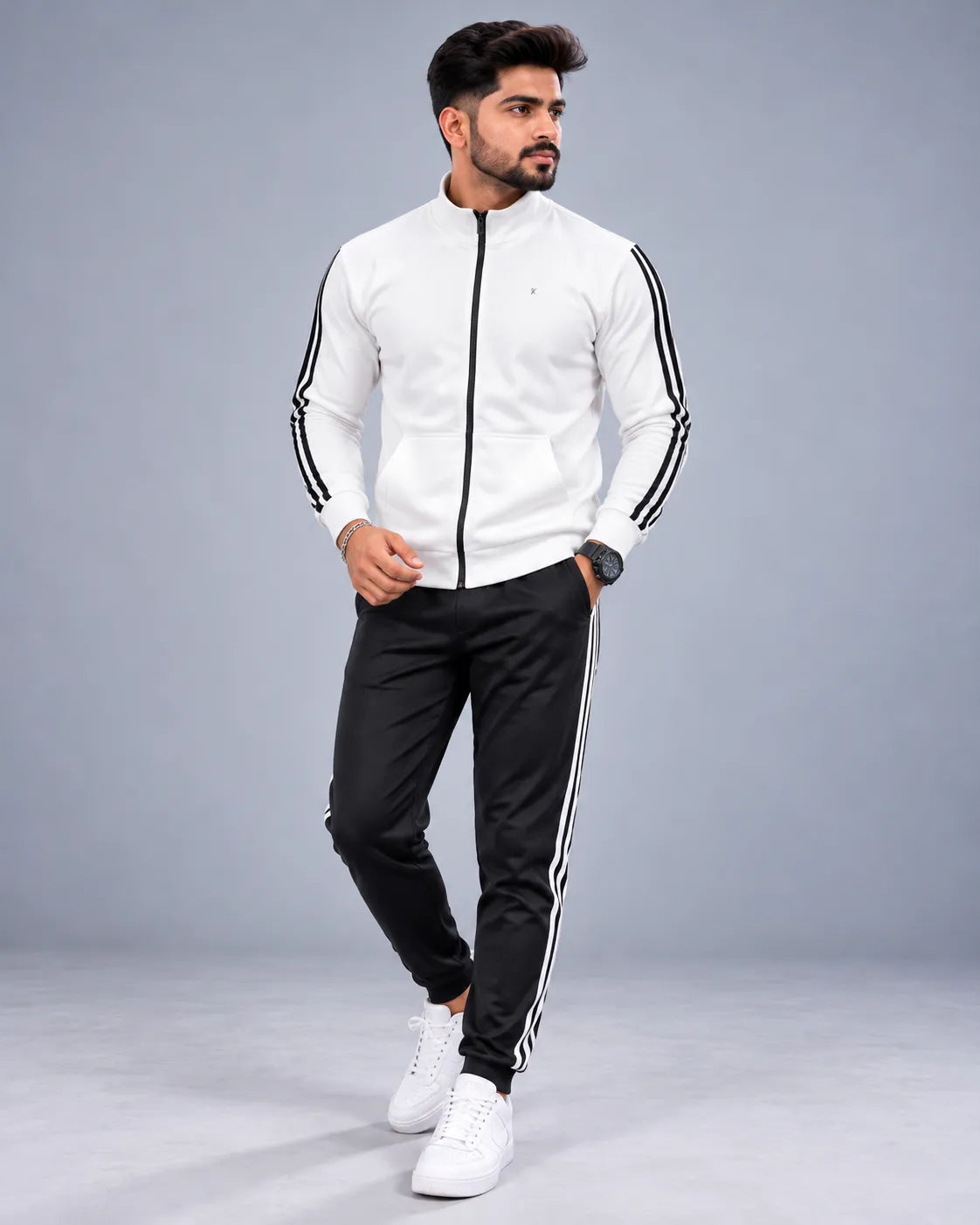 Deal-23 | Pack of 2 Men’s Winter Fleece Tracksuits – Premium Quality