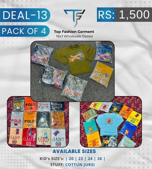 Deal 13 For Kid’s – Full Sleeve Comfort Meets Style